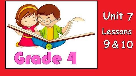 Grade 4 : Unit 7 - lessons 9 & 10 ( partial and standard division)