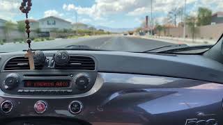 2015 Fiat 500 Abarth with Eurocompulsion Revtek V2.1 Intake Stock Diverter Valve Sounds