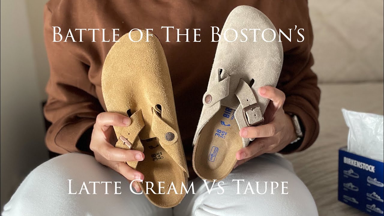 Battle of the Birkenstock Boston's - Help Me Choose Latte Cream VS
