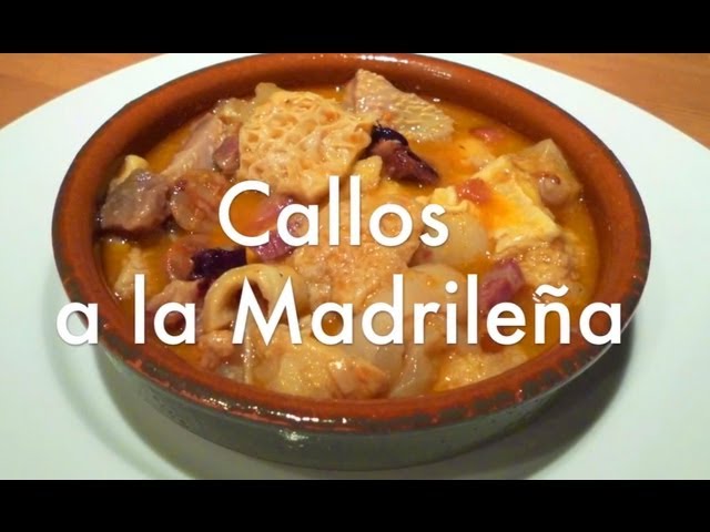 Callos a la madrileña - Recetas de cocina españolas ✅