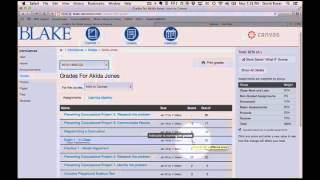 Muting and Unmuting Assignments in the Canvas Gradebook
