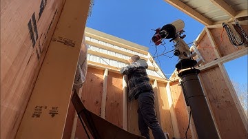DIY opening roof telescope observatory