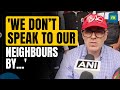 Omar abdullah responds to mani shankar aiyars nuclear statement  indiapakistan relations