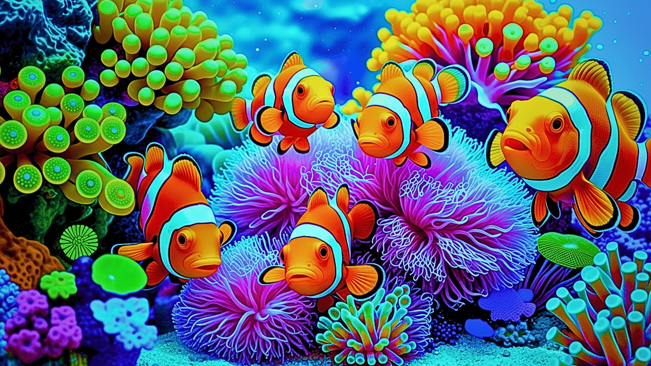 🐠Ocean Wildlife 4K | Peaceful Ocean Documentary | Calm Underwater Wildlife | Soothing Piano Melodies