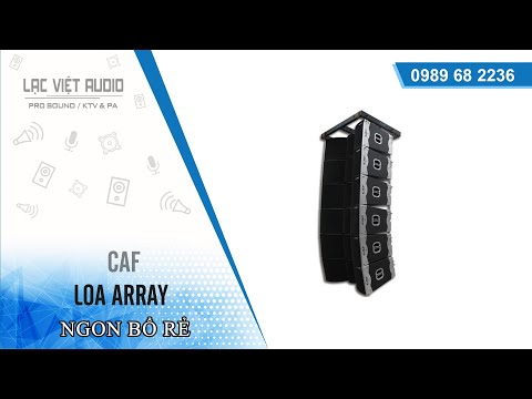 Video Lạc Việt Audio | Loa array CAF to neo chính hãng giá... - youtube