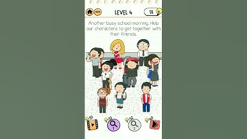 Brain Test 2 Level 4 Crazy High School Tricky Stories Solved #androidgames #braintest #answer