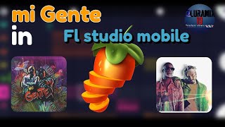 mi Gente (remix) on FL studio mobile+ flm project screenshot 3