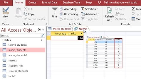 How to get average values and format decimal number using query design in MS access database