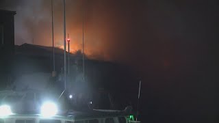 Celebrity Loud bangs heard as crews continue to work to clear large fire on Portland Pier Net Worth