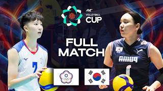 Chinese Taipei vs. South Korea - Pool Play | AVC Women's Cup 2026
