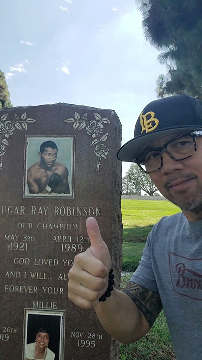 Sugar Ray Robinson.. Inglewood Park Cemetery