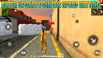AFTER UPDATE POINTER SPEED SETTING 🔥 BEST POINTER SPEED FOR HEADSHOT || POINTER SPEED SETTING