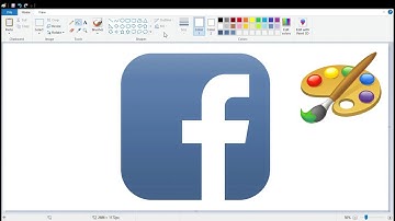 How to draw the Facebook icon using MS Paint | How to draw on your computer