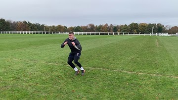 Lateral shuffle with lateral deceleration