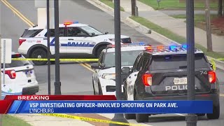 One hospitalized after police shooting on Park Avenue in Lynchburg