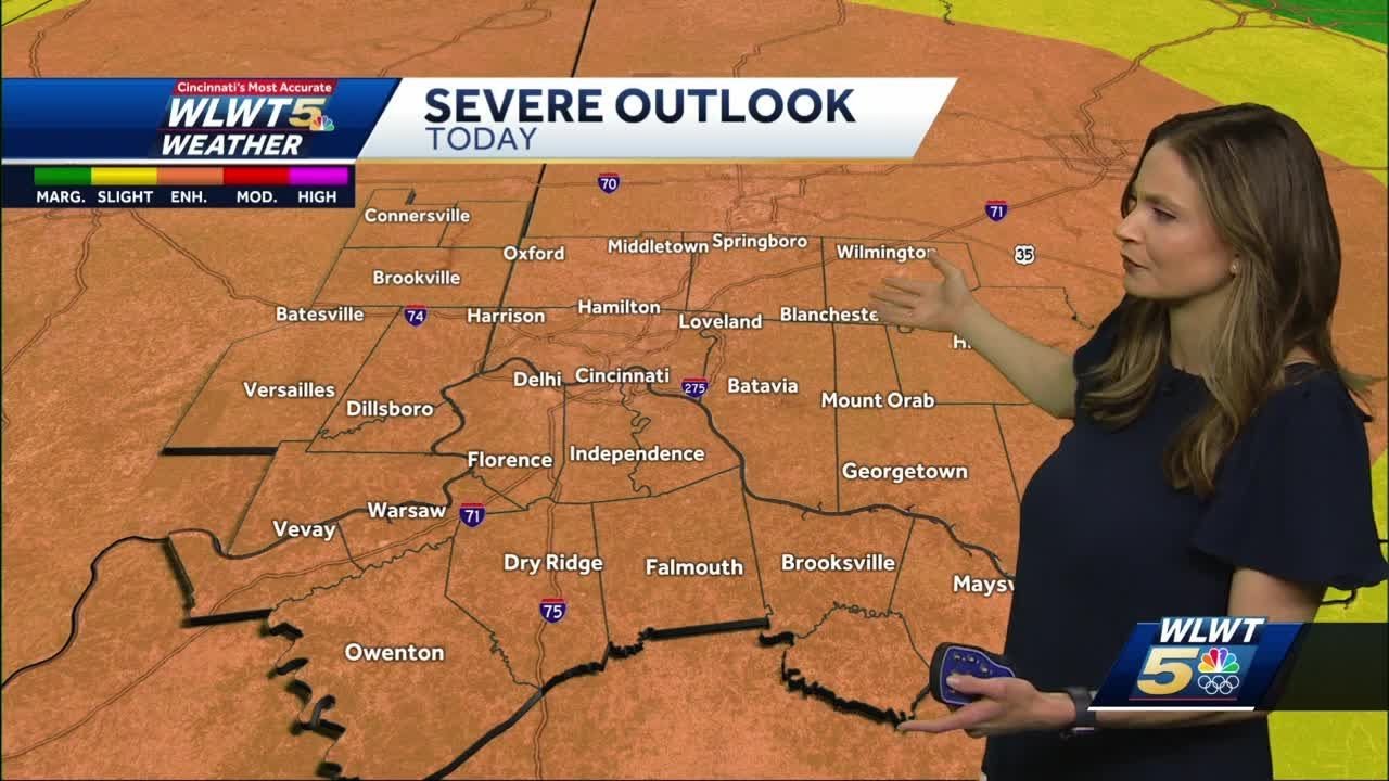 Tracking second line of potentially severe storms to move in - YouTube