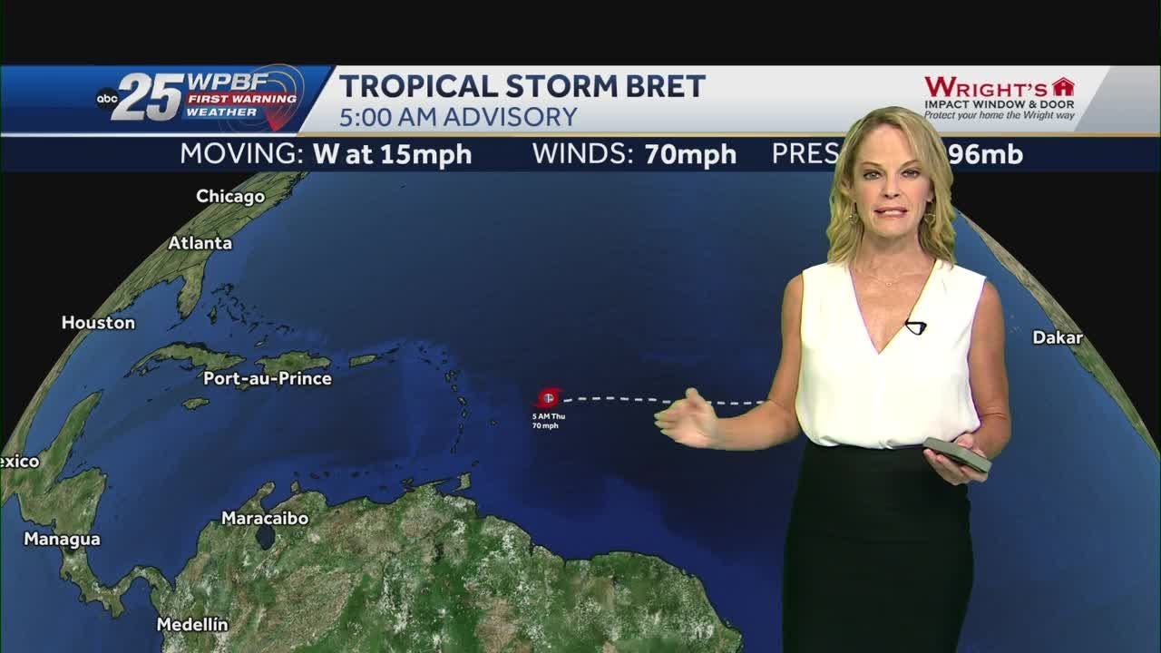 Tropical Depression 4 forms in Atlantic Ocean - YouTube