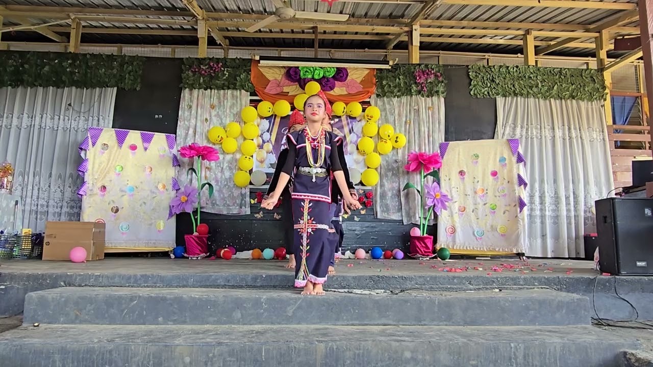 Persembahan Warisan Tari SK Mangkapoh (WARTASMA) semasa Majlis Apresiasi ABC SK Mangkapoh 2025.