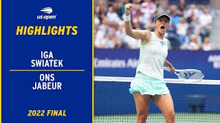 Iga Swiatek vs. Ons Jabeur Highlights | 2022 US Open Final