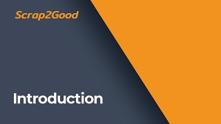 Scrap2Good | Introduction | Equipment Auctioning | Equipment Bidding