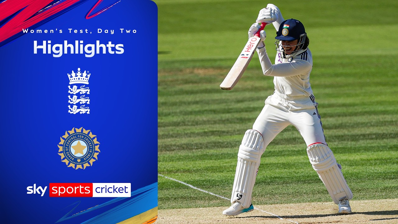 Another Mandhana half century puts India in control | England vs India | Day 2 Highlights