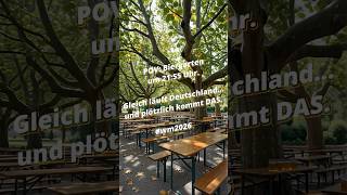 POV: Biergarten, 21:55 Uhr, gleich geht's los.. 🇩🇪⚽️
