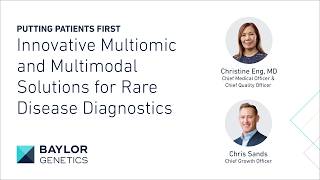 Putting Patients First: Innovative Multiomic and Multimodal Solutions for Rare Disease Diagnostics