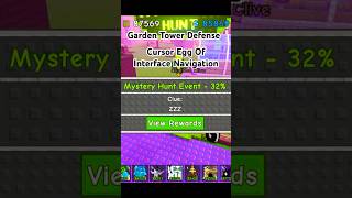 [Garden Tower Defense] - How to get Cursor Egg of Interface Navigation