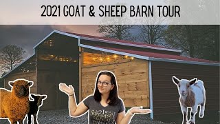 2021 Barn Tour | Our New Goat Barn | Three Little Goats Homestead