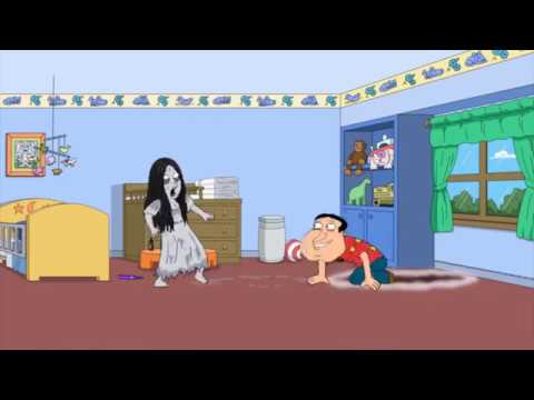 Family Guy - Quagmire chases the 'The Ring' girl