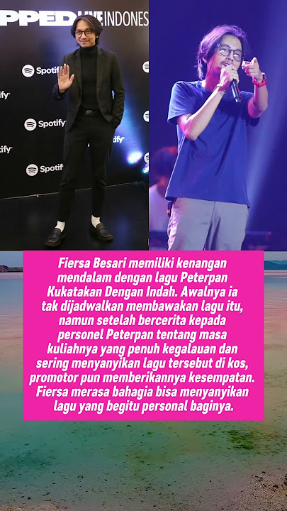 Fiersa Besari Akui Bahagia Bawakan Lagu Peterpan Ku Katakan Dengan Indah Ungkap Ada Kenangan Galau