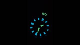Citizen Eco-Drive Promaster E168-S078466 lume shot test