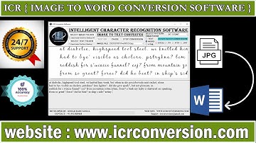 Image To Word | How to Convert Image To Word | Data Entry Image To Word Conversion Software