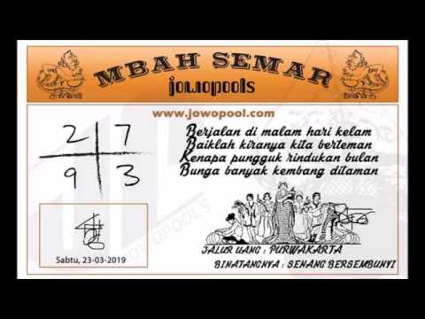 Prediksi Jowo Pools Sabtu 23 Maret 2019 Youtube