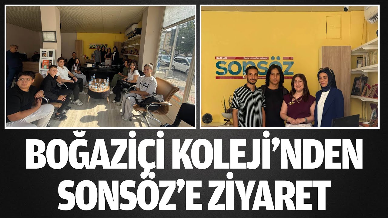 Boğazi&ccedil;i Koleji&rsquo;nden Sons&ouml;z&rsquo;e ziyaret
