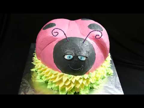 торт божья коровка мастер класс