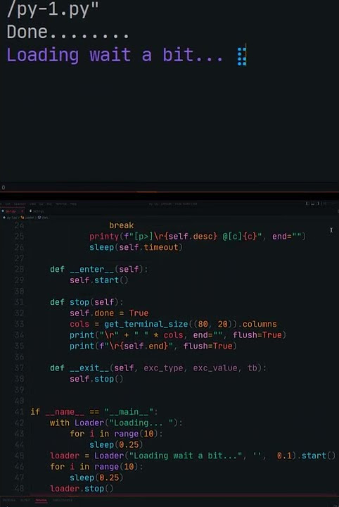 Loading Animation in Python | How to hack | #shorts - YouTube
