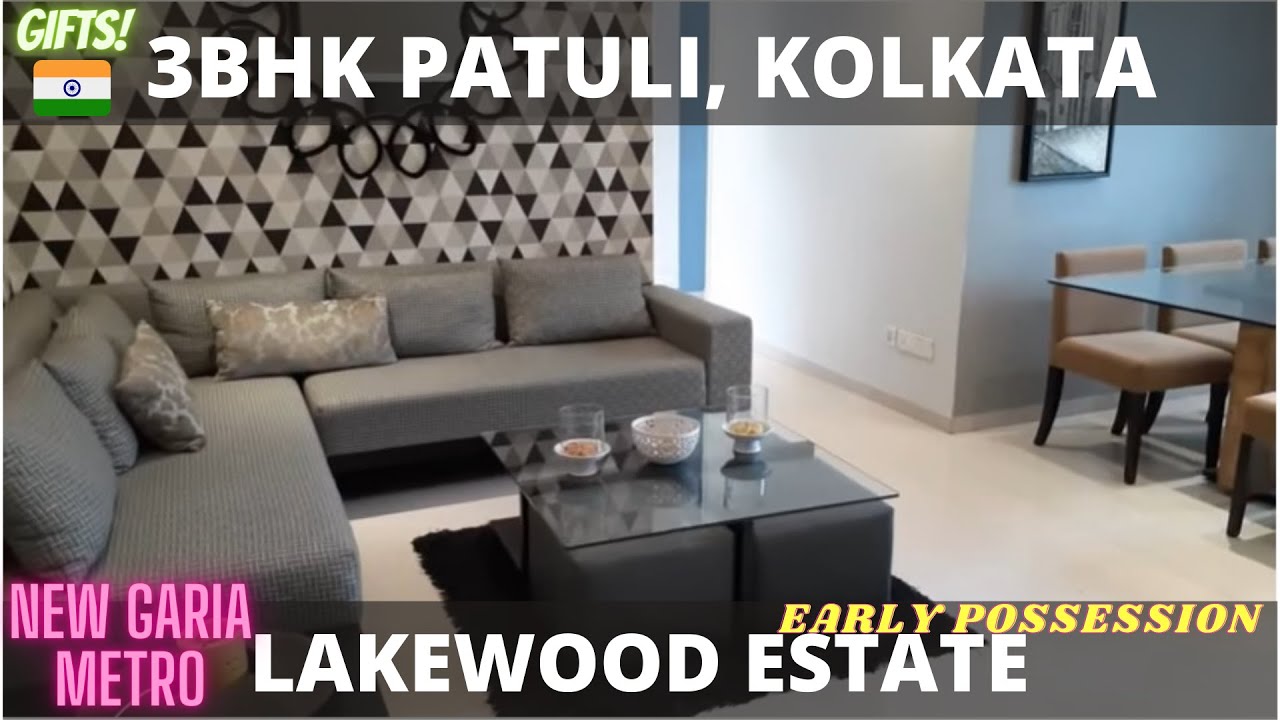 3BHK 1419sft LAKEWOOD ESTATE, Patuli KOLKATA Call+918100293325 For