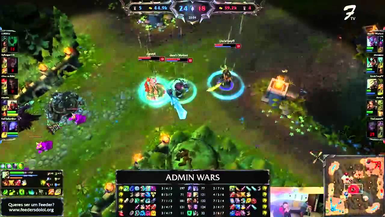 FacS TV - Admin Wars - Feeders do LoL