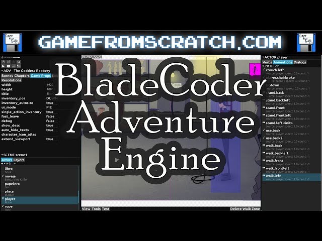 Como instalar o editor de jogos Bladecoder Adventure Engine no Linux