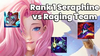 Can Rank 1 Seraphine Carry Raging Team? S13 League of Legends | Full Gameplay