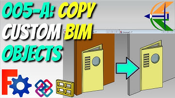 005-A - How to Copy Custom BIM Objects to another model | FreeCAD BIM Workbench