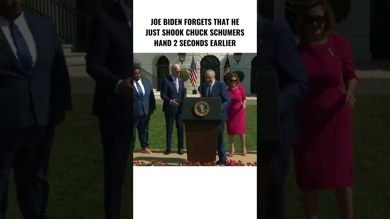 Joe Biden shakes hands with thin air again 