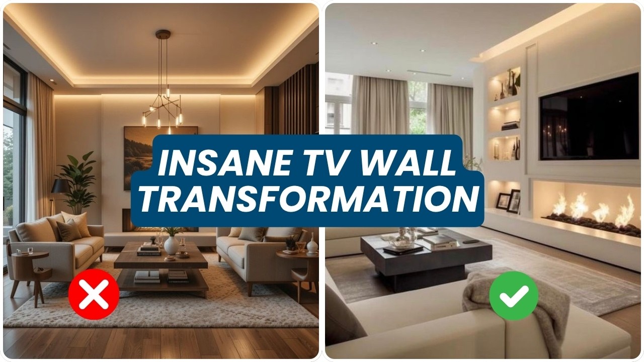 Trendy Luxury Living Room TV Stand Decorating Ideas 2025 | TV Tables & Home Interior Design Trends