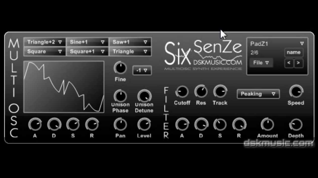 Free VST download DSK SixSenZe : DSK Music