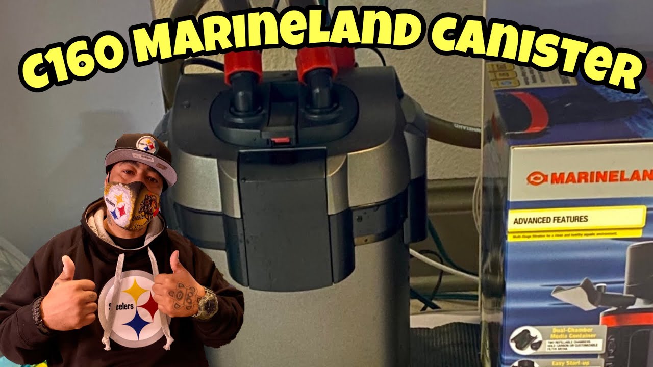 Marineland c 160 canister filter YouTube