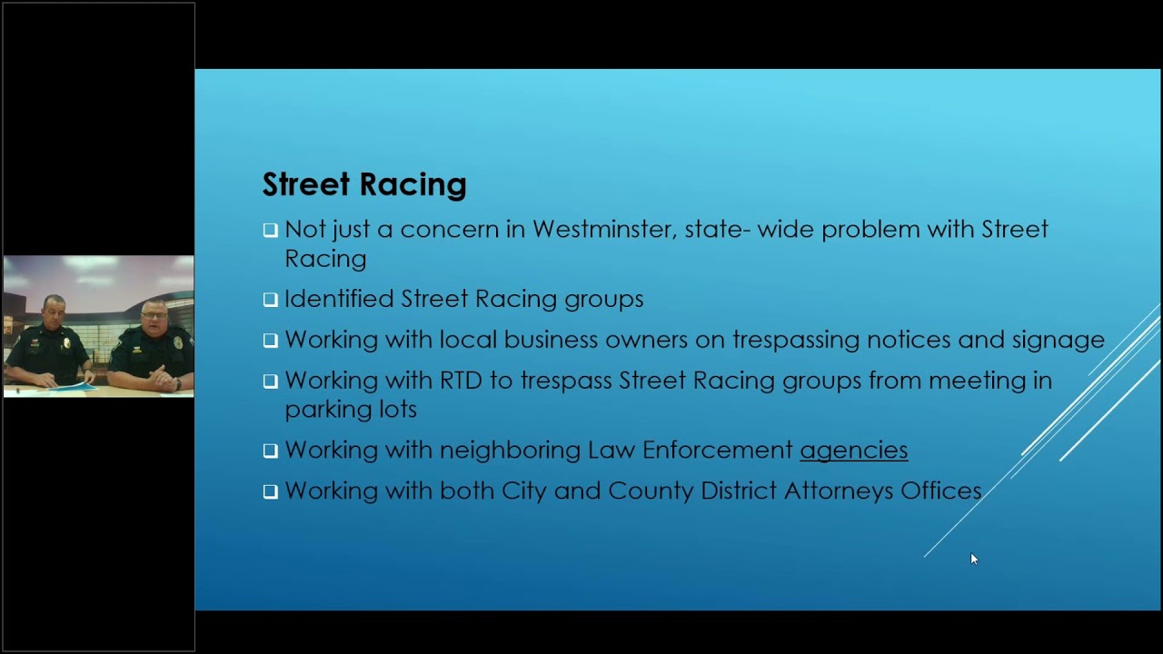 Street Racing Issues