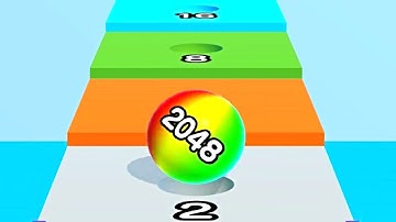 Ball Run 2048 Merge Number ! MAX LEVELS Gameplay Walkthrough New Update Part 341 android, ios