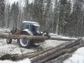 Т-40 работа в лесу