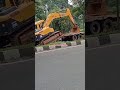 😍 😍 Poclane Unloading @mymechanics #constructionequipment #viralvideo #automobile #shorts #jcb #cat
